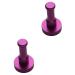 Alipis 2pcs Wall Mounted Clothing Mounted Clothes Hanger Robe Hook Coat Hanger Towel Rack Round mediumx2pcs Purplex2pcs