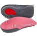 Pro 11 Wellbeing Slim Fit 3/4 Orthotic Insoles with Heel Pad for Plantar Fasciitis - 1 Pair (7/8.5 UK Pink) - Buy Online on GoSupps.com