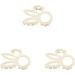 New 2025 1/3Pcs Luxury Trendy Big Pearls Acrylic Hair Claw Clips Round Pearl Makeup Hair Styling Barrettes For Women Hair Accessories Jewelry Fashion Accessories Creative Gift - Buy Online on GoSupps.com