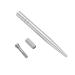 Angoily 1pc Pointed Pen Embroidery Manual Multifunction Slender Thin Eyebrow Silver Single-end