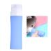 Beavorty silicone travel containers Silicone liquid Bottle shampoo travel container foaming soap dispenser Refillable Tube travel shampoo bottle shampoo dispenser bottle lotion Disposable medium Blue
