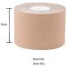 kuou 10m Kinesiology Tape Boob Tape 2x5m Roll of Elastic Muscle Support Tape for Exercise Sports & Injury Recovery Nude - Buy Online on GoSupps.com