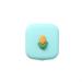Nfegsiya contact lens container women portable nice fruits sweets solid color contact lens box lens for eyes care kit glasses case (color: gold)