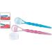 Miradent Tong-Clin de Luxe Tongue Cleaner 6-Pack - Pink Transparent | Optimize Oral Hygiene | International Shipping Available - Buy Online on GoSupps.com