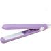 1 Pc Mini Hair Curler Ceramic Mini Hair Curler for Short Hair Fine Hair 2 in 1 Mini Ceramic Curler and Hair Straightener 1/2 Inch Barrel Short Hair Mini Curling Iron Small Curling Iron(Purple)