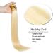 Elailite Virgin Remy Hair Extensions - Brazilian Straight Hair 10-24 #613 Bleached Blonde - 100g Bundle - Buy Online on GoSupps.com