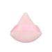 1-12Pcs Triangle Velvet Powder Puff Flours Mini Face Makeup Sponge Cosmetics Soft Cotton Face Powder Puff Lightweight Washable (Color : Pink)
