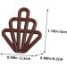 UPKOCH 90 Pcs Chocolate Model Doll House Keychain Accessories Phone Case Crafts Tiny Food PVC Pretend Mini 3.00X2.50X0.20CMx3pcs - Buy Online on GoSupps.com