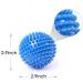 Quupy Massage Balls with Knobs Deep Tissue Muscle Relief Pain Alleviation for Plantar Fasciitis & Back Pain (7.5 cm Random Colors) - Buy Online on GoSupps.com