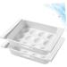 UKCOCO 4 pcs Multi-purpose Household Egg Storage White Case Drawer Type Container Home Refrigerator Fridge Whitex2pcs 26x18cmx2pcs - Buy Online on GoSupps.com