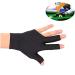 EJOYOUS Billiard Gloves - 2 Piece Unisex Stretchy 3 Finger Snooker Queue Gloves for Ultimate Control - Buy Online on GoSupps.com