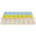 Weekly Pill Organizer with Snap Lids | 7-Day Morn/Noon/Night | Perfect for Vitamins & Medications - Buy Online on GoSupps.com