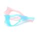 2Pcs Pink Blue Plastic 3 in 1 Makeup Eyelash Tools Upper Lower Lash Mascara Protector Cover Applicator Eyelash Brush Cosmetic Tool Curler Guard with Eyelash Comb