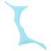 Mikinona Eyebrow Stencil Eyebrow Guide Template Eyebrow Shaper Beauty Tools Thermostat 17.3x5.9cm Blue
