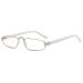 Lanomi Small reading glasses Blue light filter narrow metal reading aid spring hinges rectangular viscidator viscual aid unisex glasses +1.0 1.5 2.5 3.0 3.5 4.0 white 2.0 x