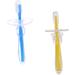 Frcolor 4-Piece Silicone Training Toothbrush Set & Teething Toy for Babies | Soft Safe Earth Tone Baby Care Essentials - Buy Online on GoSupps.com