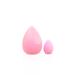 Makeup Sponges 2 Pc Set- Makeup Blender for Beauty Application Latex-Free Liquid and Dry Cosmetics Cream Powder Soft Highly Dense Large and Mini Travel Sponge from GK by BEHA Life (1 Pink) Pink 1