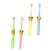 Minkissy 4 pieces cartoon toothbrush children bristle toothbrush children's toothbrush children's toothbrush cartoon bristle bristle bristle children's toothbrush beautiful children's toothbrush