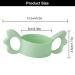 5 Silicone Baby Bottle Handles | Wide Neck Grip for Small Hands | Ideal for Bottles Over 6cm - International Shipping Available - Buy Online on GoSupps.com
