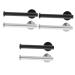 Solustre 6 pcs bathroom accessories clothes hook paper towel holder under the cabinet toilet paper holder slippers wall holders towels nail free individual stainless steel 304 punch frame