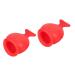 FOMIYES 2pcs reusable lip enhancer lip plumping tool lips enhancer plumper 8.2x6cmx2pcs Redx2pcs