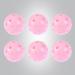 6pcs Abaodam Pink Plastic Golf Training Balls for Swing & Putting Practice - Buy Online on GoSupps.com
