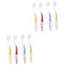CliSpeed 8 STK toothbrushes for children infant toothbrush Tools for the oral care soft toothbrush toddler oral toothbrushes with bristles non -slip toothbrushes form earth colors baby