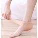 2X Heel Gel Silicone Skin Sleeves for Cracked Care - Blister Protection Socks (White) - UK - Buy Online on GoSupps.com