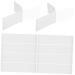 Garneck 60 Sheets Anti-Light Stickers Adhesive Dress Tape Skin Tapes Body Tape for Skin Adhesive Fabric Tape Clear Mounting Clothing Tape White Clothes The Pet Miss Skirt White 8.5x1.2cm