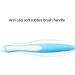 Zumaha Unique 3-Page Design Toothbrush | Large Angle Bristles for Complete Clean | Set of 6 Travel Hand Toothbrushes - Buy Online on GoSupps.com