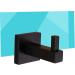 Alipis 2pcs Towel Hook Black Hooks for Hanging Coat Hook Towel Hanger Clothes Hook Accessories Matte - Buy Online on GoSupps.com
