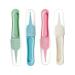 Baby Nose Tweezers 4 Pcs Baby Ear Nose Nasal Tweezers Nose Cleaning Tweezers Round-Head Nose Clean Clip Plastic Tweezers for Cleaning The Nasal Cavity