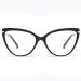 Buli cat eye reading glasses tortoisy reading help glasses women reading glass glasses with prescription spring hinge oversize Cateye (color: black size: +1.50)