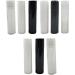  IOIUSKKU IOIUSKKU 100 pcs Empty Lipstick Pots Lightweight Small Balm Tube Creative Smooth Surface Glossy Lip Tubes Cosmetics Women Black Dome 5g - Buy Online on GoSupps.com