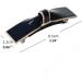 Retro Automatic Hair Barrettes | Rectangle Bows Hair Clips for Women | Acrylic Spring Clasps Hair Slides | Fine, Medium, Thick Hair Accessories - Buy Online on GoSupps.com
