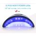 LED UV Nail Lamp for Gel Nail Polish - 3 Timers, Auto Sensor, Digital Display - USB Plug, Portable Design - Buy Online on GoSupps.com
