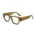 LJCZKA Retro Thick Square Glasses Blue Light Blocking Eyewear for Women Men Fashion Anti Computer Glare Eyeglasses Green