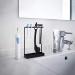 Jdeijfev Simple Curved Toothbrush Storage Rack - Black Electric Toothbrush Holder for Optimal Organization - Buy Online on GoSupps.com