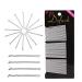 Dofash 5CM/2IN Wavy Silver Bobby Pins Long Bobby Pin Holders For Women 60PCS (Silver) Silver 5cm 60pcs