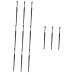 DOITOOL 12 pcs Eye Tool Brush Angled Eyebrows Es Eyebrow Makeup Brushes Precision Liner Applicator Tools