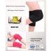 Winter Thermal Knee Braces Leg Warmers - Support for Skiing, Cycling, Running - Men Women - Blackgrey - Buy Online on GoSupps.com