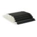 DRESSOOS 100pcs Makeup Gadgets White Wand Applicator Eyeliner Liquid Eyeliner Brush Makeup Stick Soft Head 15cmX10cm Black