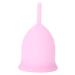 3 colors menstrual cup collapsible sterilization cup reusable medical silicone leak-proof menstrual cup for women hygiene period (L- #2) L #2