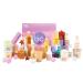 Blancrème | Advent Calendar - 24 natural care products, natural and gourmet face & body. 95% - 100% Natural