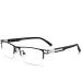 Protection glasses fashion business reading glasses for men outdoor sunglasses intelligent color change zoom glasses for older people enlargement +1.00 to +3.00 weapon color +1.00 (color: black siz 2 black
