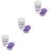 minkissy 15 Sets Puff Face Sponge Versatile Makeup Pads Foundation Round Puff Makeup Powder Puff Face Puff Puffs Tool Hydrophilic Non-latex Powder Pad Purple Girl Miss