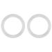 20 Pack O-Rings Baby Pacifier Clips - Safe & Durable Silicone Pacifier Chain Holders (2.5 cm Transparent) - International Shipping - Buy Online on GoSupps.com