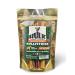 HULK s All-natural Odor Free Bully Sticks for Dogs 3 to 5-inch Sizes (225g+) Pack - 100% Free Range Grass Fed Sourced Beef Sticks for Dogs. Long Lasting Premium Graded Beef Dental Chews. Best Suited Bully Sticks for Puppies and Small Dogs. Free of Hormone