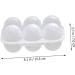 2pcs Portable Egg Box Fridge Large Capacity Egg Holder for Refrigerator Travel Shockproof Trash Can - Buy Online on GoSupps.com
