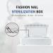 YoleShy Professional Plastic Sterilizing Tray for Nail Salon and Spa - Nail Art Tool Organizer and Cutter Manicure Equipment Storage Box - White - Buy Online on GoSupps.com